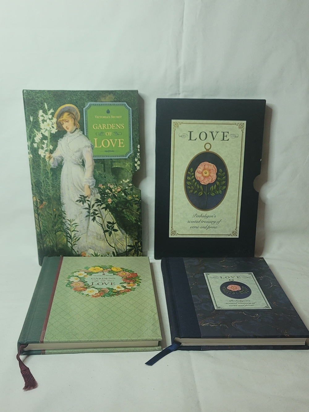 Set of 2 "Love" Verse Books-Victoria's Secret & Sheila Pickes Hardcovers